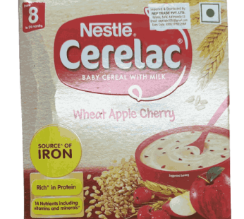 Nestle Cerelac 8 -24 Months Wheat Apple Cherry (300g)