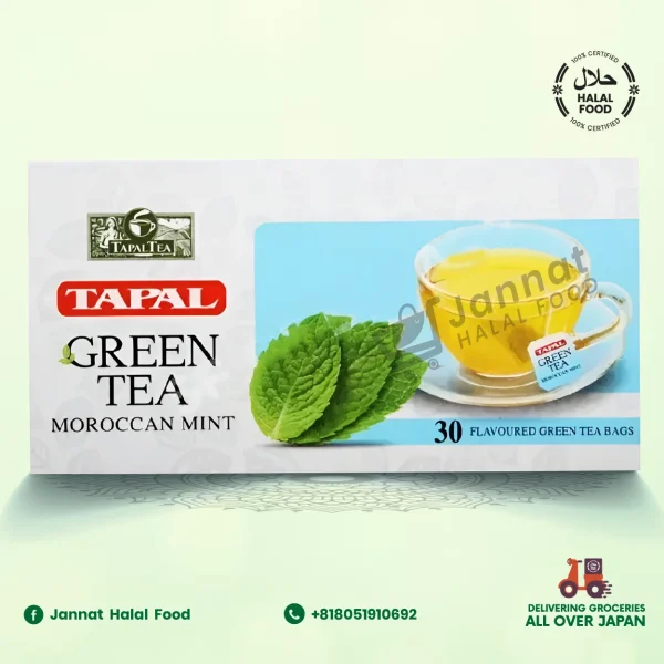 Tapal Green Tea Moroccan Mint 30pic (250g)