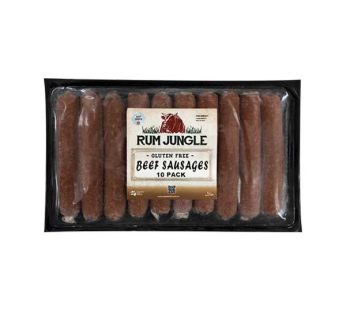 Beef Sausage 10 Pac (550g) Rum Jungle