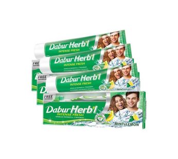 Dabur Herbal Intense Fresh Gel Toothpaste (150g)