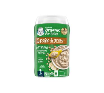 Gerber Organic Oatmeal Banana Cereal