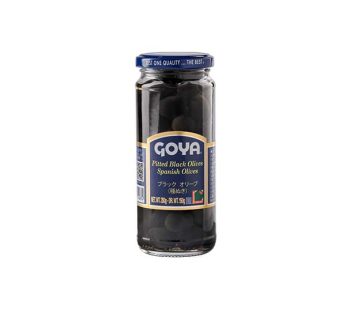 Goya pitted black olives (342g)