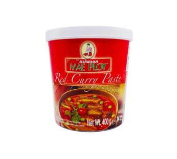 Thai Red Curry Paste 400g Tub by MAE PLOY (400g)