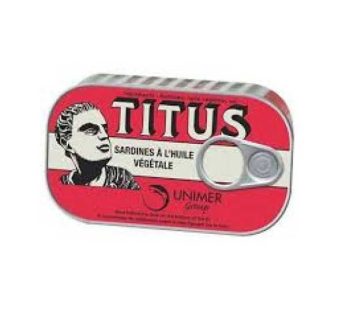 Unimer Titus (Sardines A L Huile Vegetale) (125g)