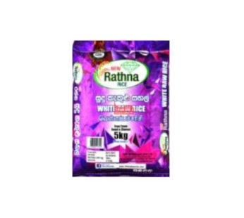 White Raw Rice 5Kg New Rathna