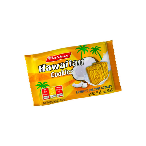 Hawain Cookies Biscut (200g) Maliban