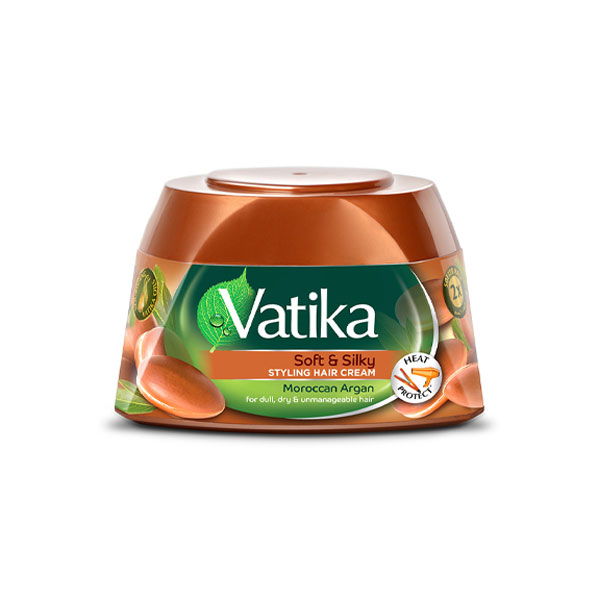 Vatika Soft and Silky Styling Cream Moroccan Argan 140ml