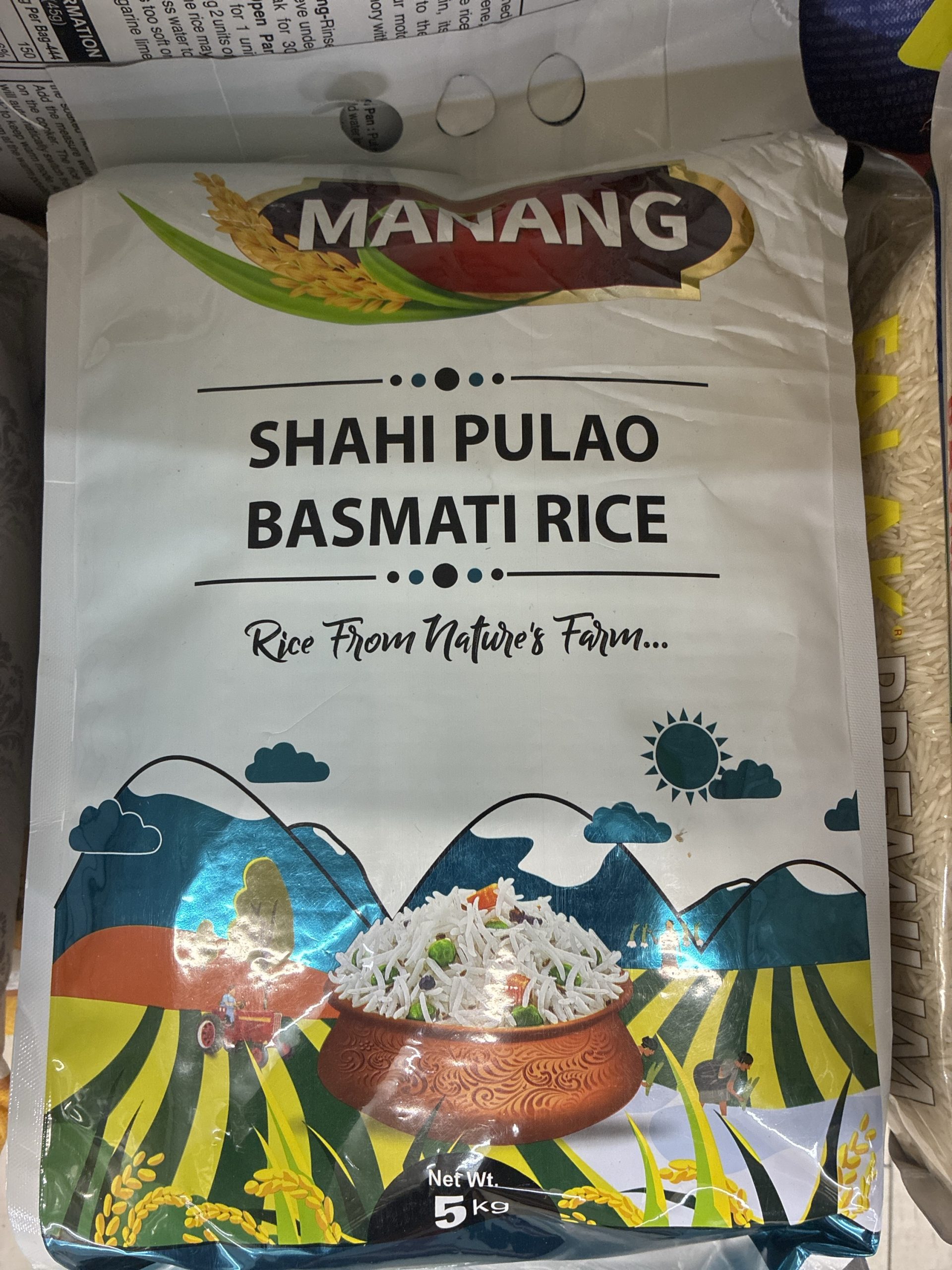 Basmati Rice Manang Shahi PuLao 5kg