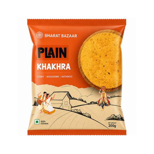 Plain Khakhra (Bharat Bazaar)200g