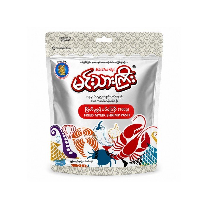 Min Thar Gyi Fried Myeik Shrimp Paste 160g