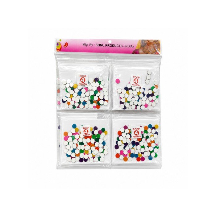 Roop Aleena Multicolor Bindi Size 4