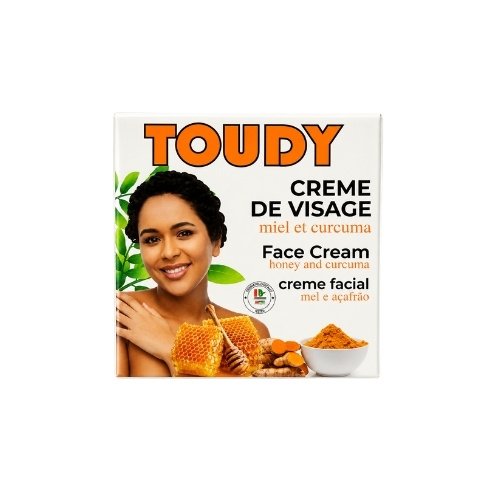 Toupy Creme De Visage Honey & Curcuma Face Cream – 50g